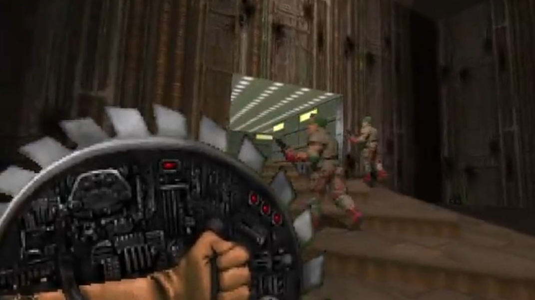 Read more about the article Doom: The Dark Ages’ Saw Shield Already Modded Into Original Doom